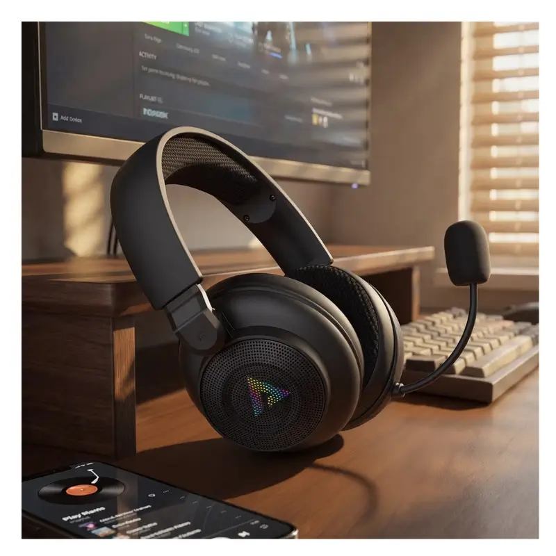 Acefast H15 Dual-Mode Wireless Gaming Headset with RGB Lighting