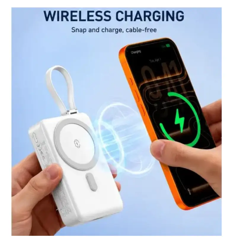 LDNIO PQ44 20000mAh PD65W Magnetic Wireless Power Bank with LED Display