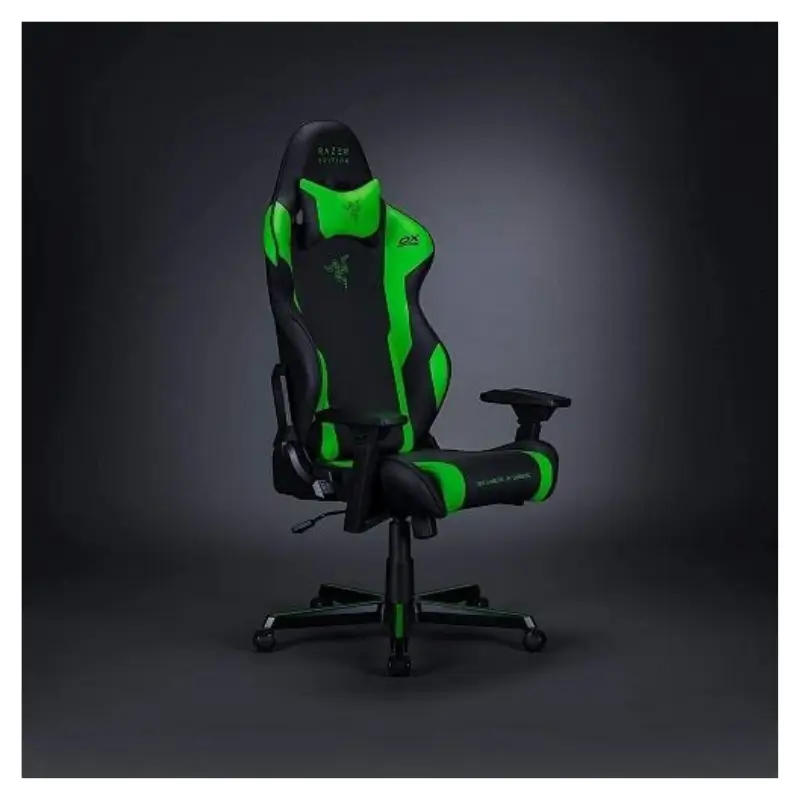 DXRacer Razer Special Edition Ergonomic Gaming Chair with 180° Recline