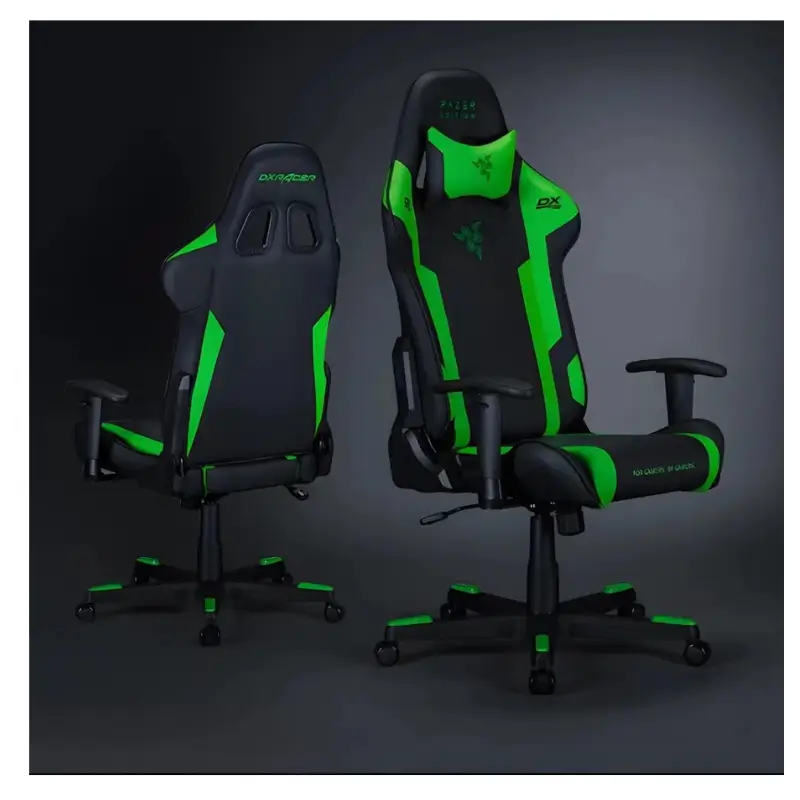 DXRacer Razer Special Edition Ergonomic Gaming Chair with 180° Recline