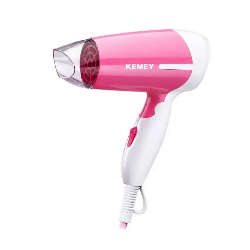 KEMEY KM-6830 Mini Folding Hair Dryer With Negative Ion Care KEMEY KM-6830 Mini Folding Hair Dryer With Negative Ion Care