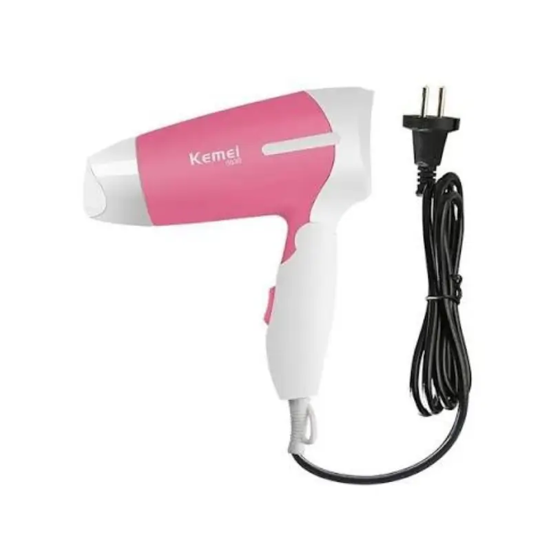KEMEY KM-6830 Mini Folding Hair Dryer With Negative Ion Care KEMEY KM-6830 Mini Folding Hair Dryer With Negative Ion Care