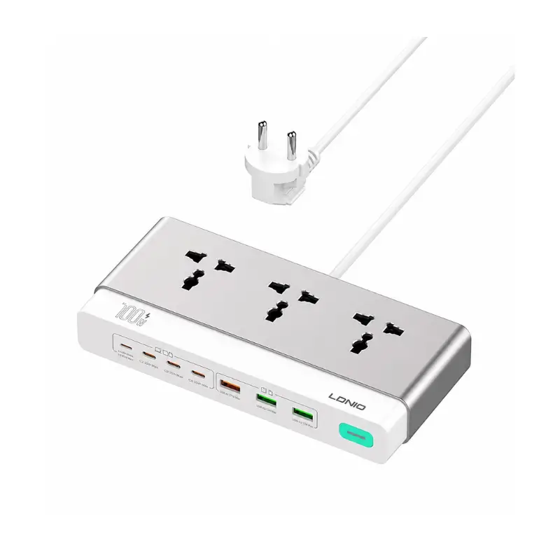 LDNIO SC3 100W GaN PD Desktop Power Strip (10-in-1) LDNIO SC3 100W GaN PD Desktop Power Strip (10-in-1)