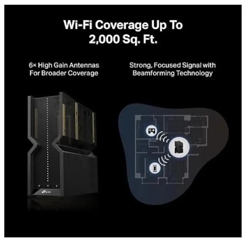 TP-Link Archer BE550 BE9300 Tri-Band WiFi 7 Gaming Router TP-Link Archer BE550 BE9300 Tri-Band WiFi 7 Gaming Router