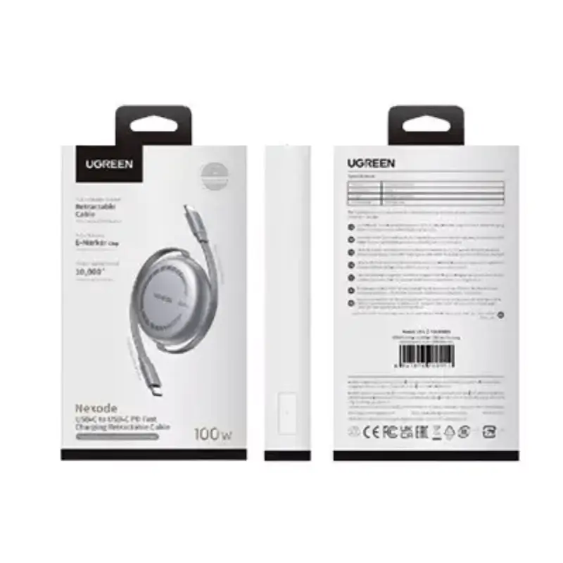 UGREEN L531 100W USB-C Power Delivery Retractable Charging Cable UGREEN L531 100W USB-C Power Delivery Retractable Charging Cable