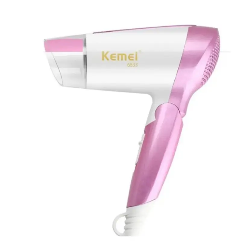 Kemei KM-6833 1600W Foldable Hair Dryer for Travel Kemei KM-6833 1600W Foldable Hair Dryer for Travel