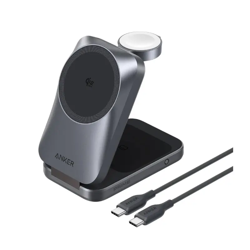 Anker Prime 25W Qi2.2-Certified 3-in-1 Foldable MagSafe Charger - image 2 Anker Prime 25W Qi2.2-Certified 3-in-1 Foldable MagSafe Charger - image 2