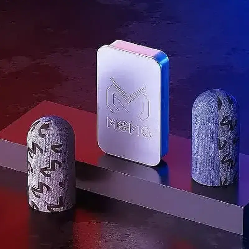 MEMO FS02 Ultra-Thin Silver Fiber Finger Sleeves for Competitive Mobile Gaming