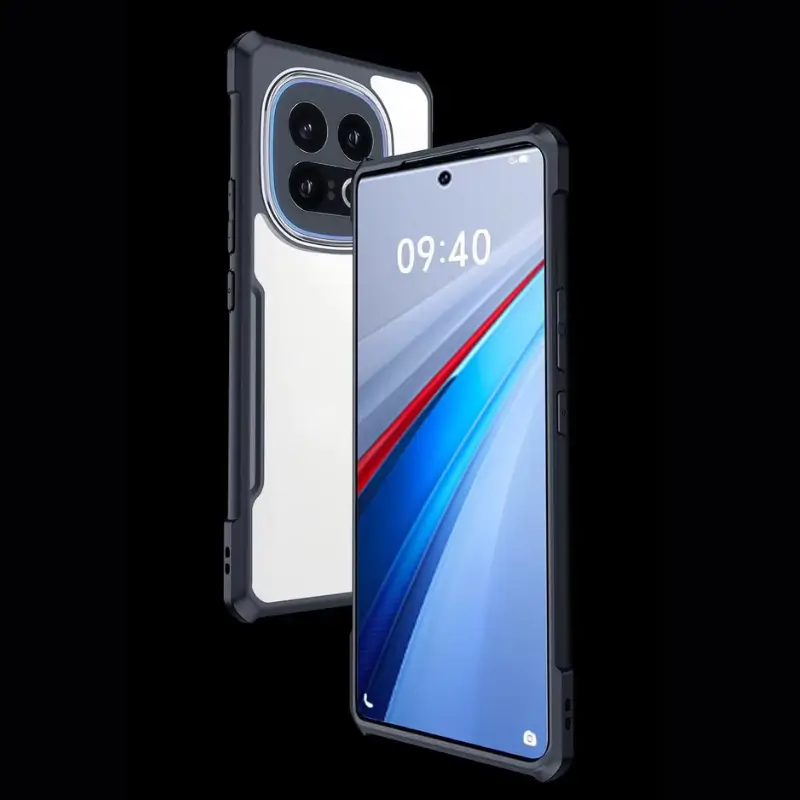 XUNDD Airbag Bumper Case For iQOO 13 With Clear Back
