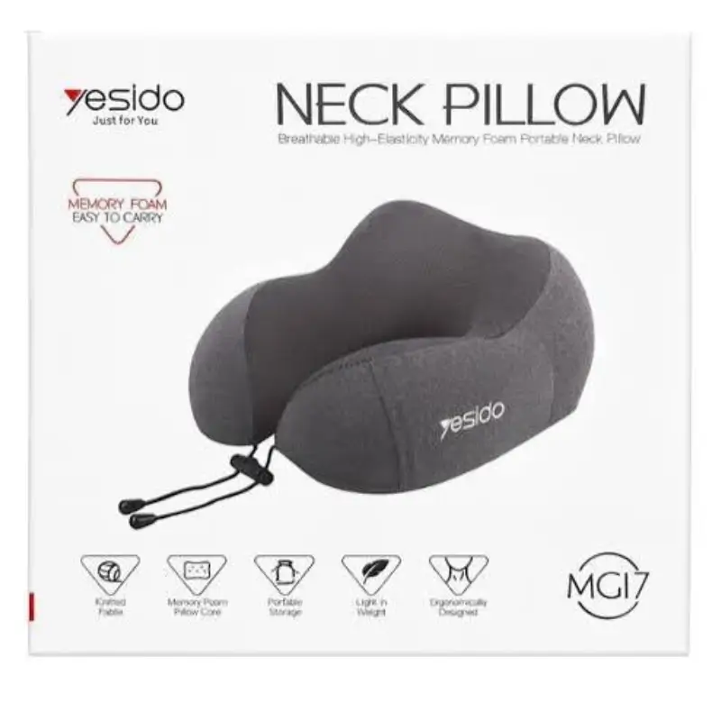 Yesido MG17 Ergonomic Memory Foam Travel Neck Pillow
