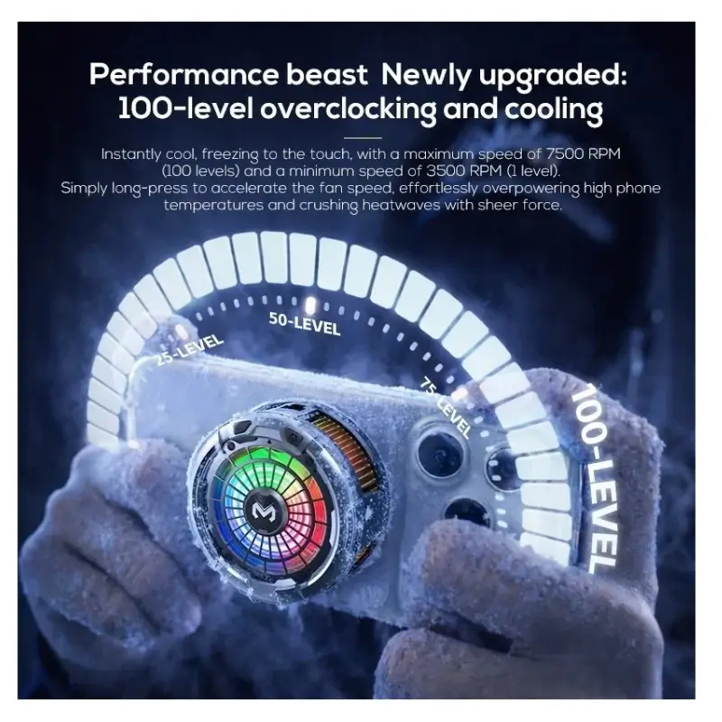 MEMO CX26 30W Magnetic Phone Cooler for Mobile Gaming - image 2 MEMO CX26 30W Magnetic Phone Cooler for Mobile Gaming - image 2
