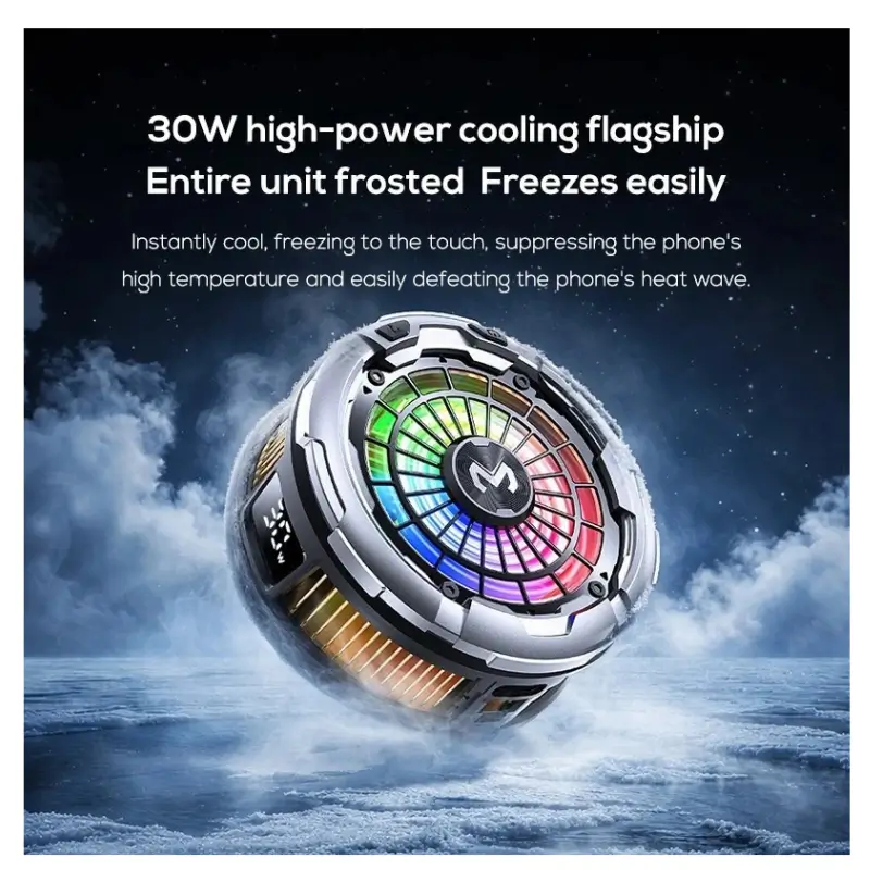 MEMO CX26 30W Magnetic Phone Cooler for Mobile Gaming MEMO CX26 30W Magnetic Phone Cooler for Mobile Gaming