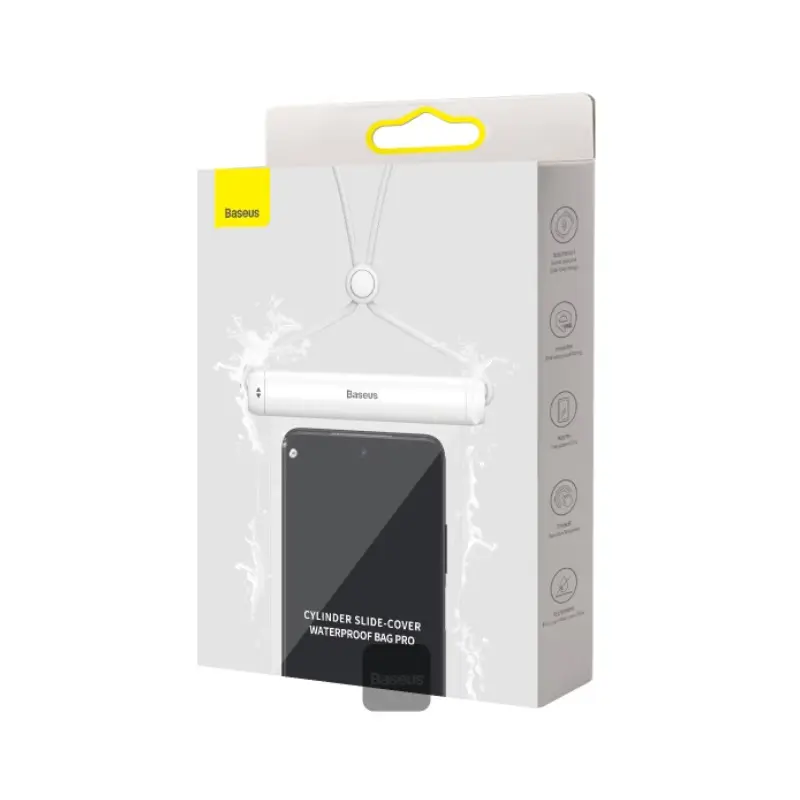 Baseus Cylinder Waterproof Phone Bag IPX8 Slide-Cover Case