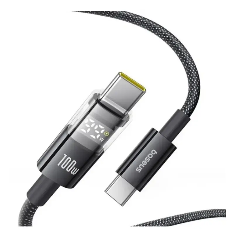 Baseus Display 2 USB-C to USB-C 100W PD Cable with Real-Time Power Display