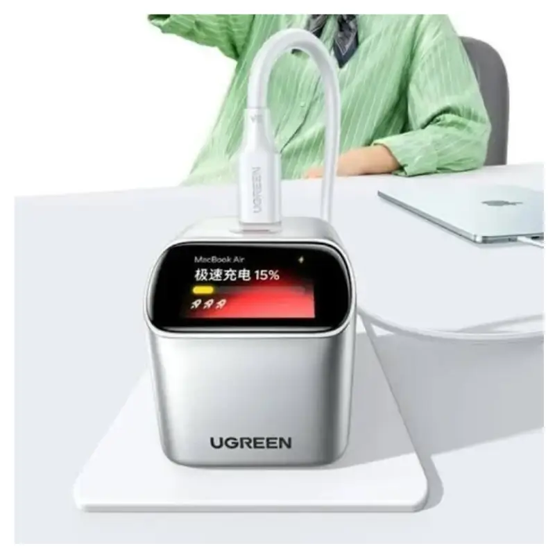 Ugreen X740 45W USB-C GaN Fast Charger with Smart Display Ugreen X740 45W USB-C GaN Fast Charger with Smart Display