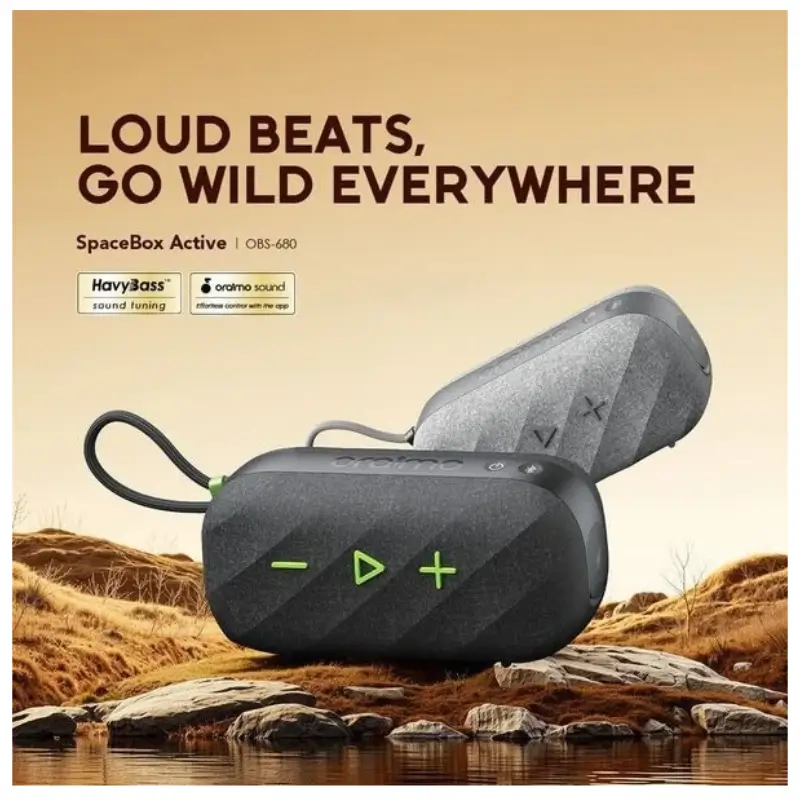 Oraimo SpaceBox Active Portable Wireless Bluetooth Speaker