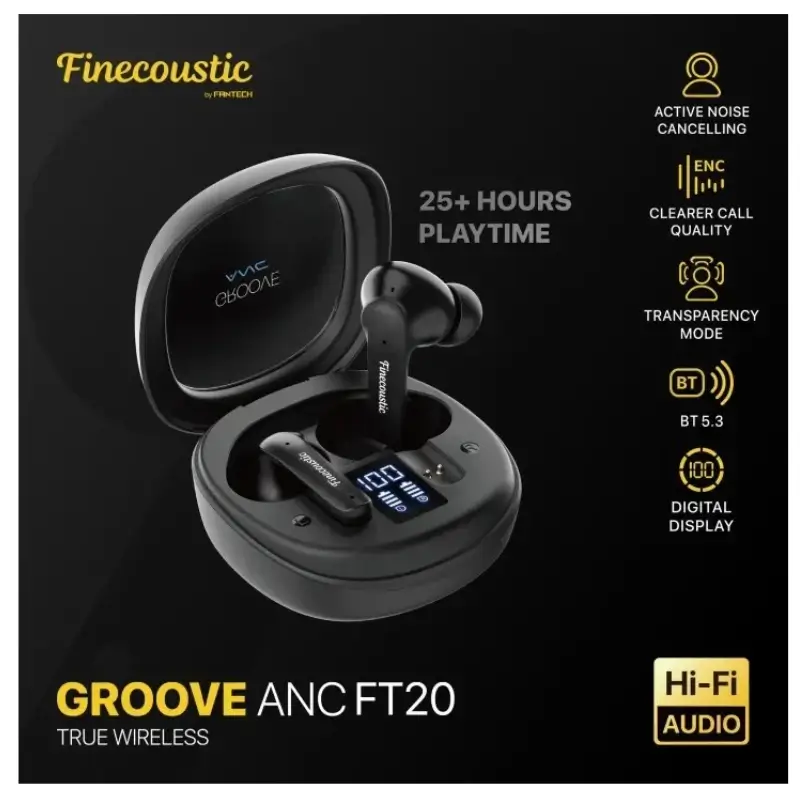 Fantech Groove FT20 ANC Wireless Earbuds for Gaming Fantech Groove FT20 ANC Wireless Earbuds for Gaming