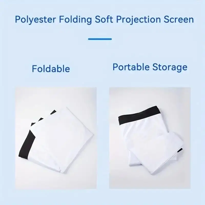 84 Inch Simple Milk Silk Fabric Projector Screen 84 Inch Simple Milk Silk Fabric Projector Screen