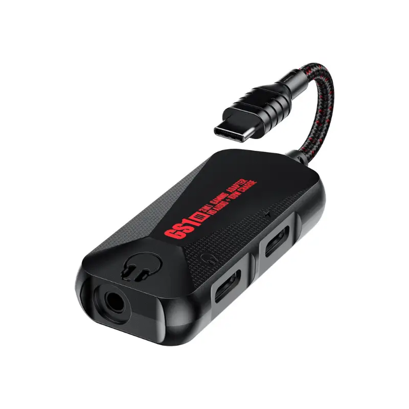 PLEXTONE GS1 Mark III USB-C to 3.5mm Gaming Adapter PLEXTONE GS1 Mark III USB-C to 3.5mm Gaming Adapter