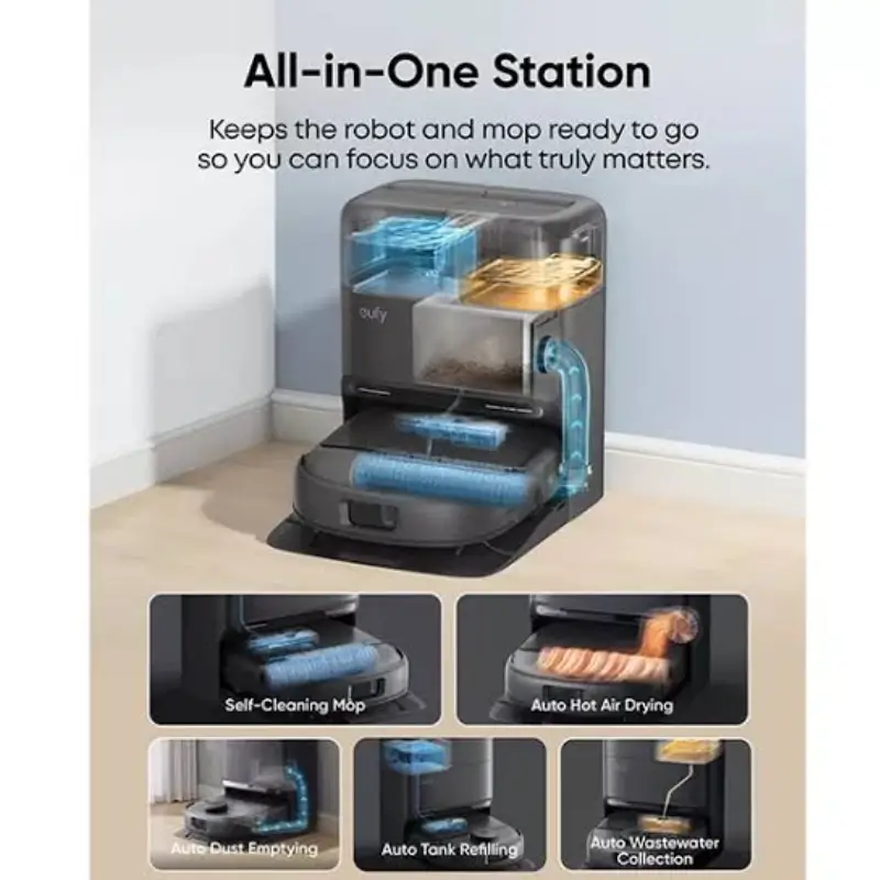 Anker eufy Omni C28 Robot Vacuum With HydroJet Mop System Anker eufy Omni C28 Robot Vacuum With HydroJet Mop System