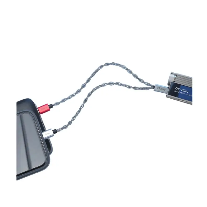 iBasso CB19C Triple USB-C DAC Cable with Noise-Isolated Power and Data Design