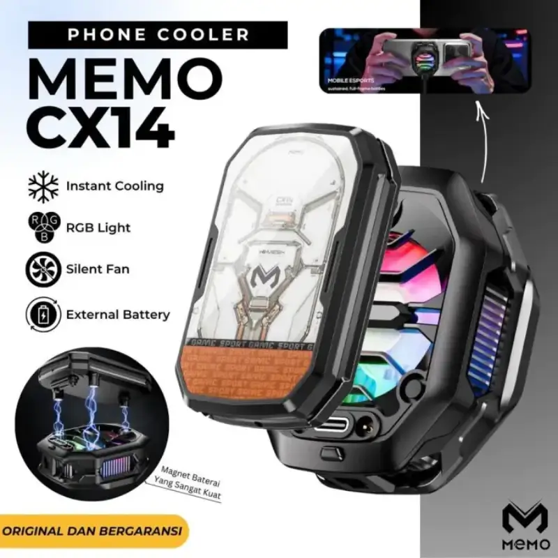 Memo CX14 Magnetic Phone Cooler Rgb