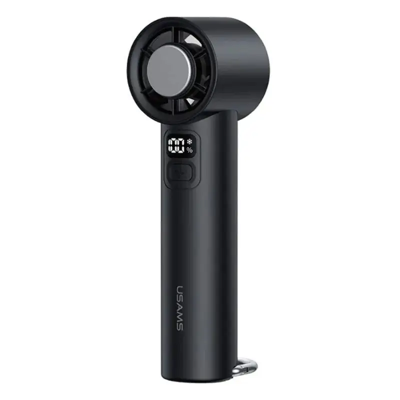 USAMS ZB361 Ice-Cooling Handheld Fan with Digital Display and 100 Adjustable Speeds