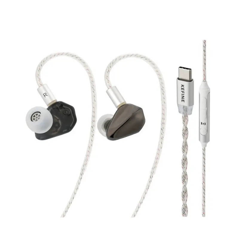 KEFINE Loric Titanium Composite Diaphragm HiFi IEM Earphones