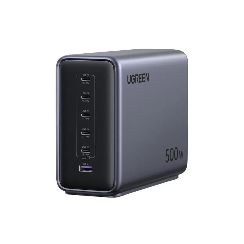 UGREEN X759 6-Port 500W GaN Desktop Fast Charger with PD 3.1 Fast Charging UGREEN X759 6-Port 500W GaN Desktop Fast Charger with PD 3.1 Fast Charging