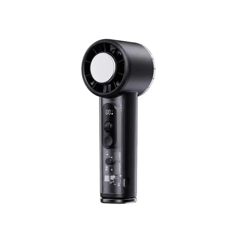 WiWU FS019 Ice Engine Turbo Handheld Fan with LED Display and USB-C Charging