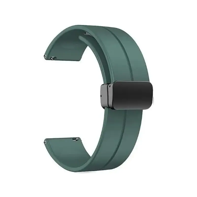 22mm Silicone Magnetic Buckle Strap for Smartwatch