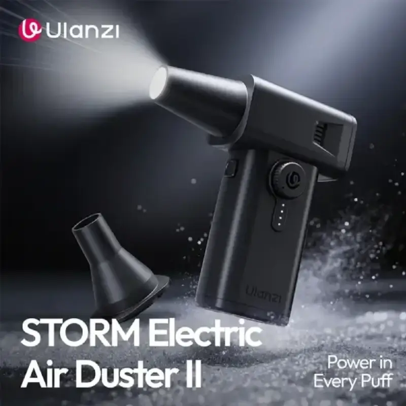 Ulanzi AD02 STORM II Cordless Electric Air Duster with 130,000 RPM Motor