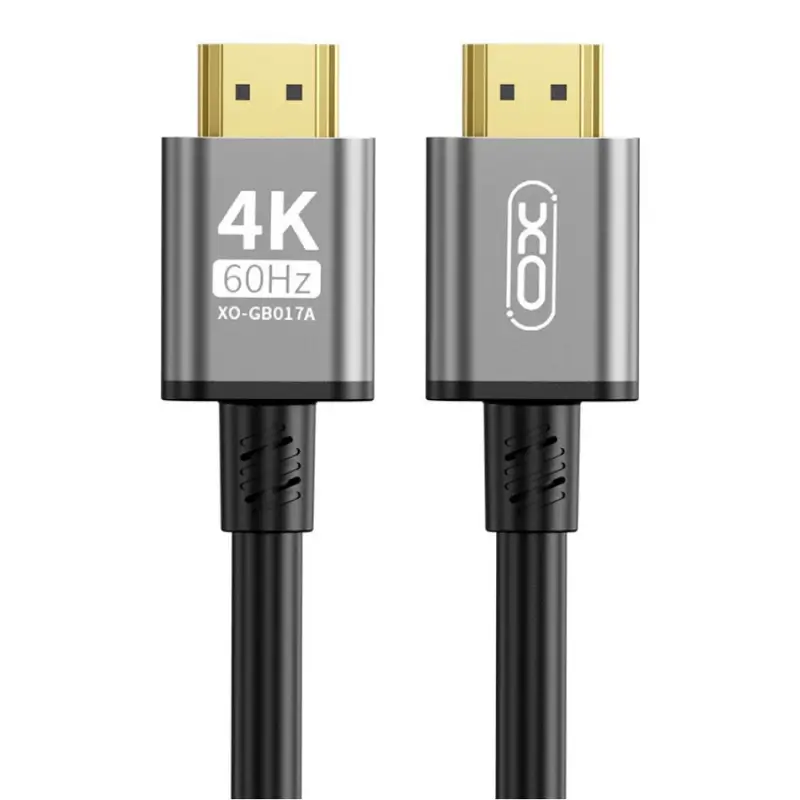 XO GB017A HDMI to HDMI Metal Adapter Cable 4K@60Hz 3M XO GB017A HDMI to HDMI Metal Adapter Cable 4K@60Hz 3M