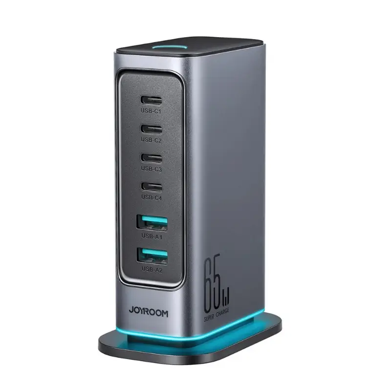 Joyroom JR-TCW02 65W Universal Travel Adapter Fast Charger Joyroom JR-TCW02 65W Universal Travel Adapter Fast Charger