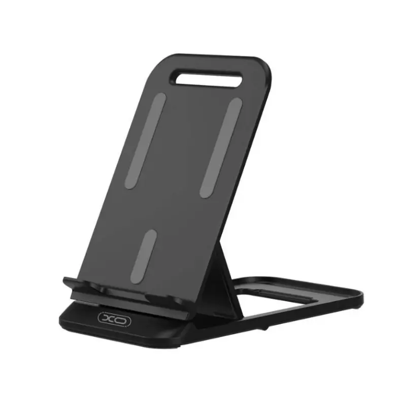 XO C73 Adjustable Device Stand for Smartphone & Tablet, Foldable with Anti-Slip Grip
