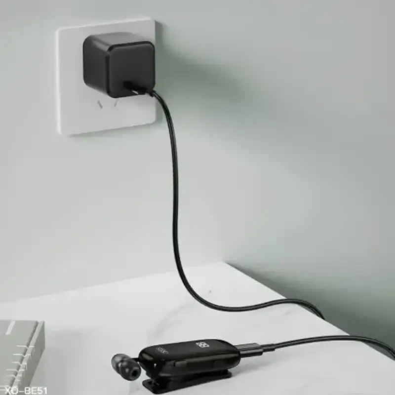 XO BE51 Retractable Bluetooth Headset with Fast Charging