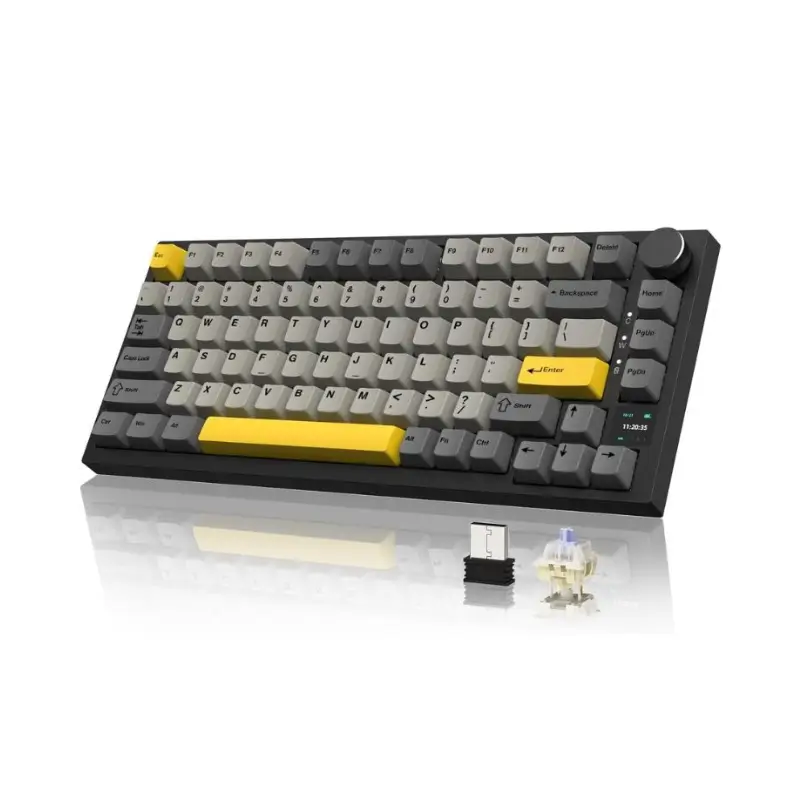 AJAZZ AK820 Pro Tri-Mode Hot-Swappable Mechanical Keyboard AJAZZ AK820 Pro Tri-Mode Hot-Swappable Mechanical Keyboard
