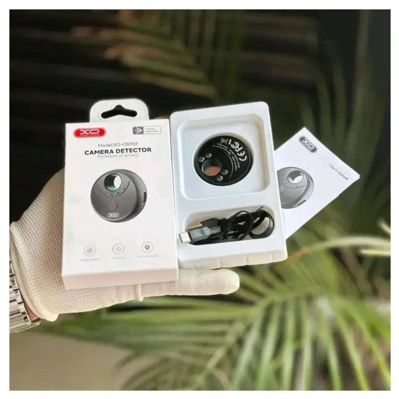 XO CRP02 Infrared Hidden Camera & RF Bug Detector with USB-C Fast Charging XO CRP02 Infrared Hidden Camera & RF Bug Detector with USB-C Fast Charging