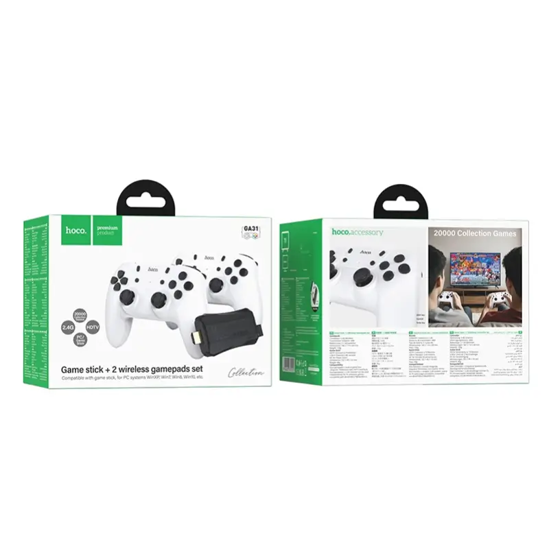Hoco GA31 Wireless Gamepad Set with HDMI Game Box