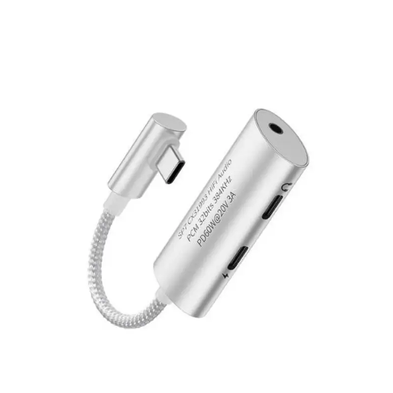 JCALLY SP7 High-Resolution USB-C to 3.5mm DAC Adapter with CX31993 Chip JCALLY SP7 High-Resolution USB-C to 3.5mm DAC Adapter with CX31993 Chip
