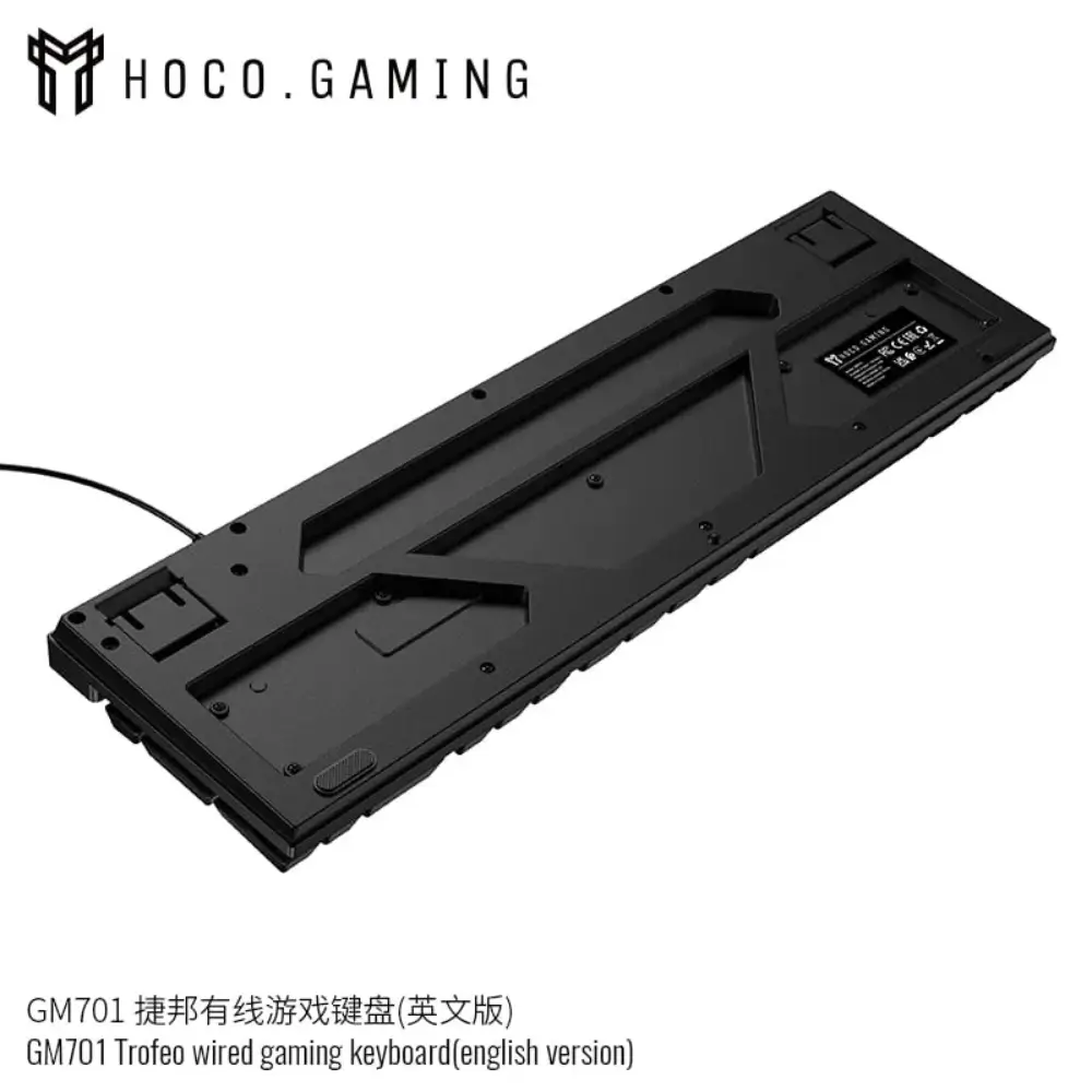 HOCO GM701 Trofeo Full-Size Wired Gaming Keyboard