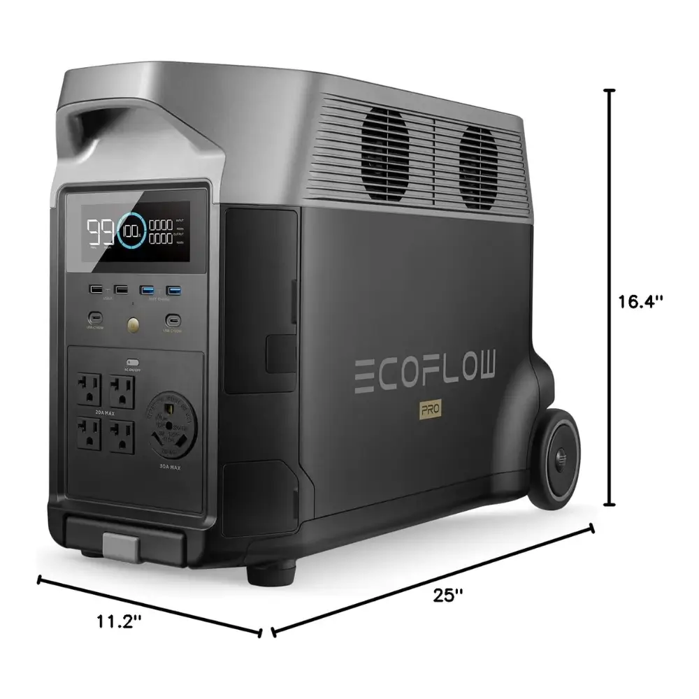 EcoFlow DELTA Pro 3600Wh Portable Power Station