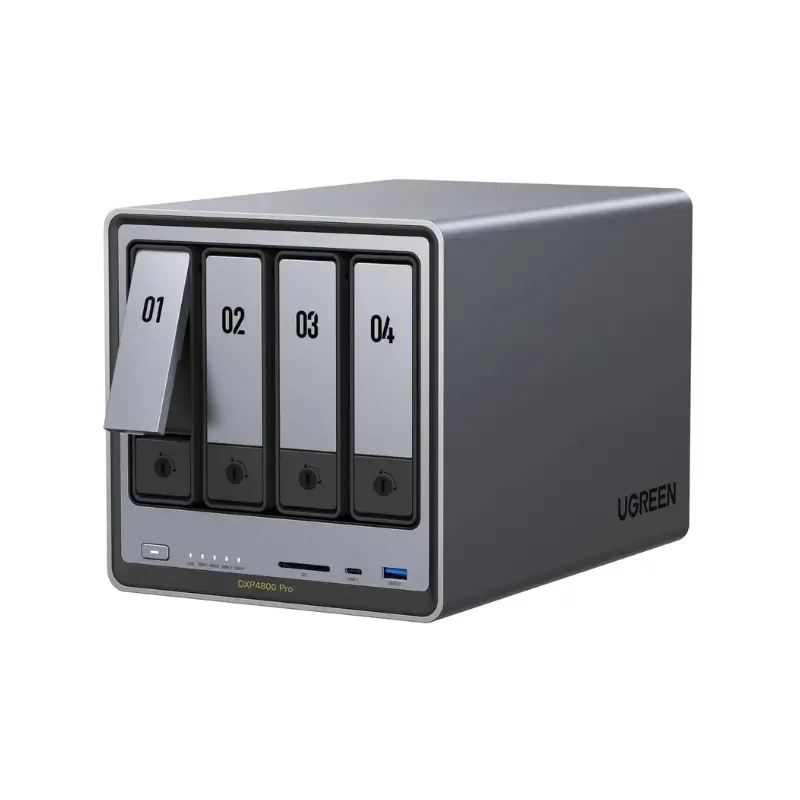 UGREEN DXP4800 Pro 4-Bay Desktop NAS with 10GbE, Intel i3 & 144TB Storage