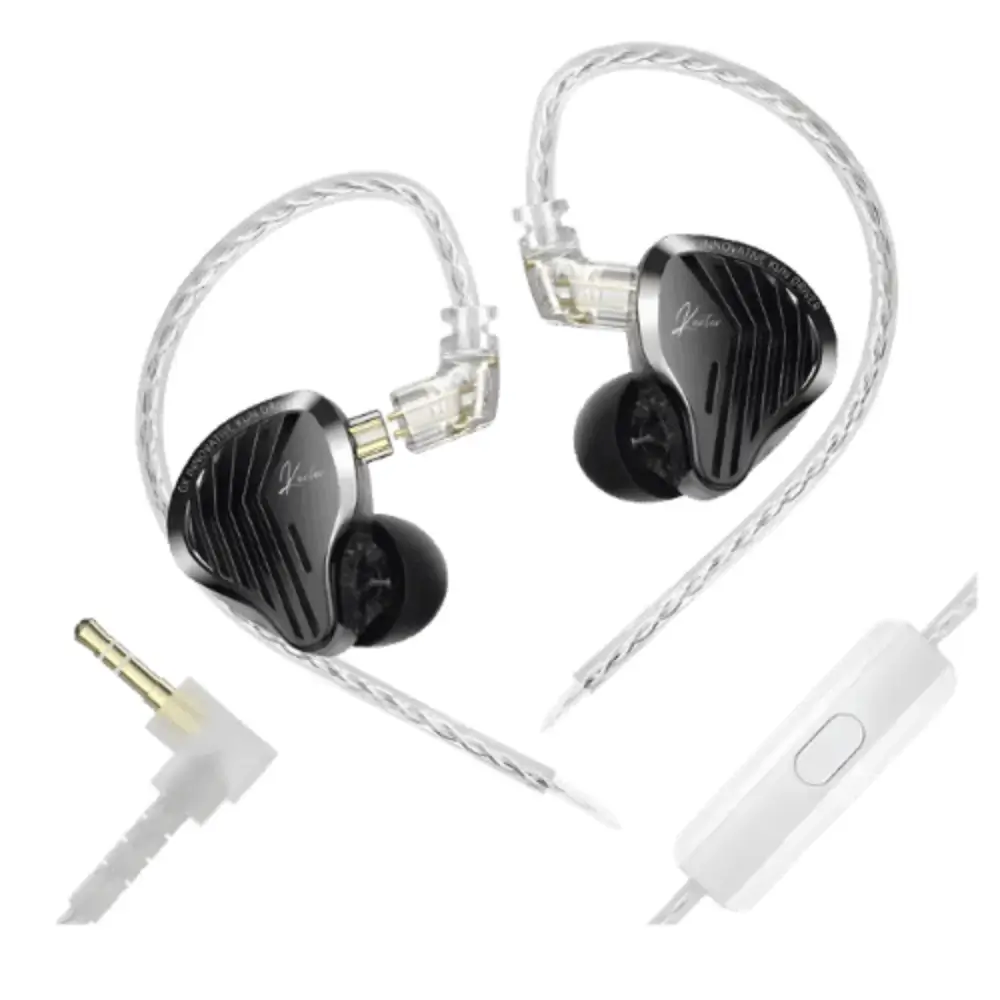 GK KUNTEN Dynamic Driver Hi-Fi Bass IEM Earphones (2-Pin Cable)