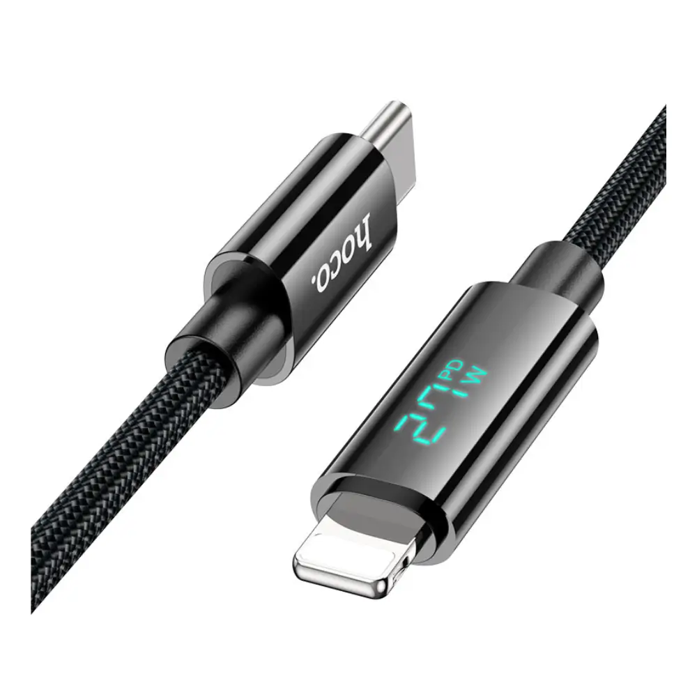 Hoco U125 Benefit 27W Type-C to Lightning Fast Charging Cable Hoco U125 Benefit 27W Type-C to Lightning Fast Charging Cable