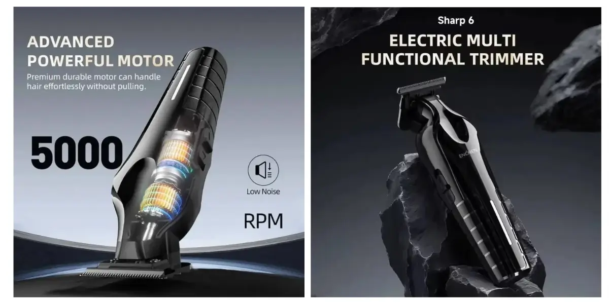 Enchen Sharp 6 Electric Hair Trimmer with USB-C Charging - image 2