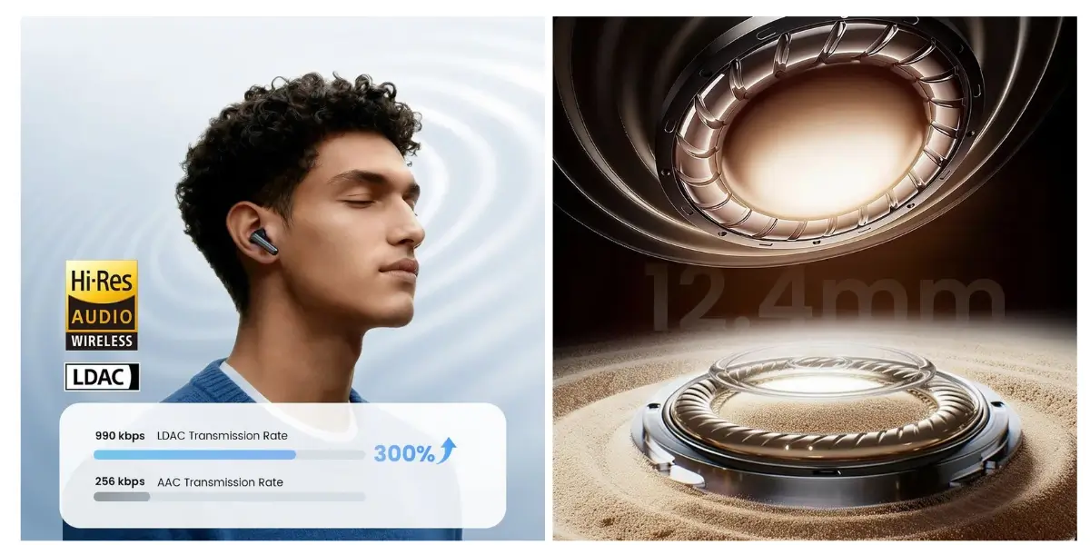 Haylou Flowbuds N55 ANC Wireless Earbuds