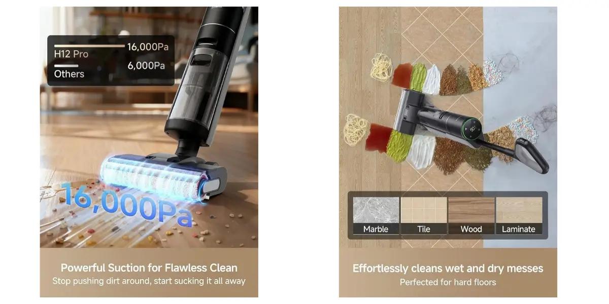 Dreame H12 Pro FlexReach Wet Dry Vacuum Mop Cleaner Dreame H12 Pro FlexReach Wet Dry Vacuum Mop Cleaner