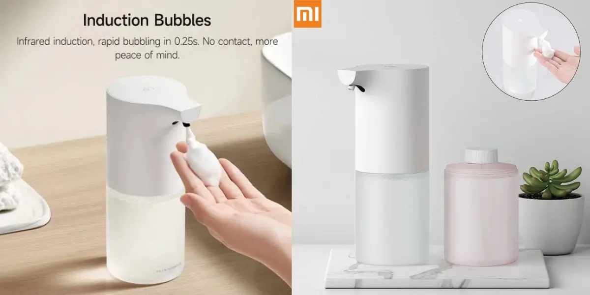 Xiaomi MJXSJ05XW Automatic Soap Dispenser, Touch-Free & Rechargeable