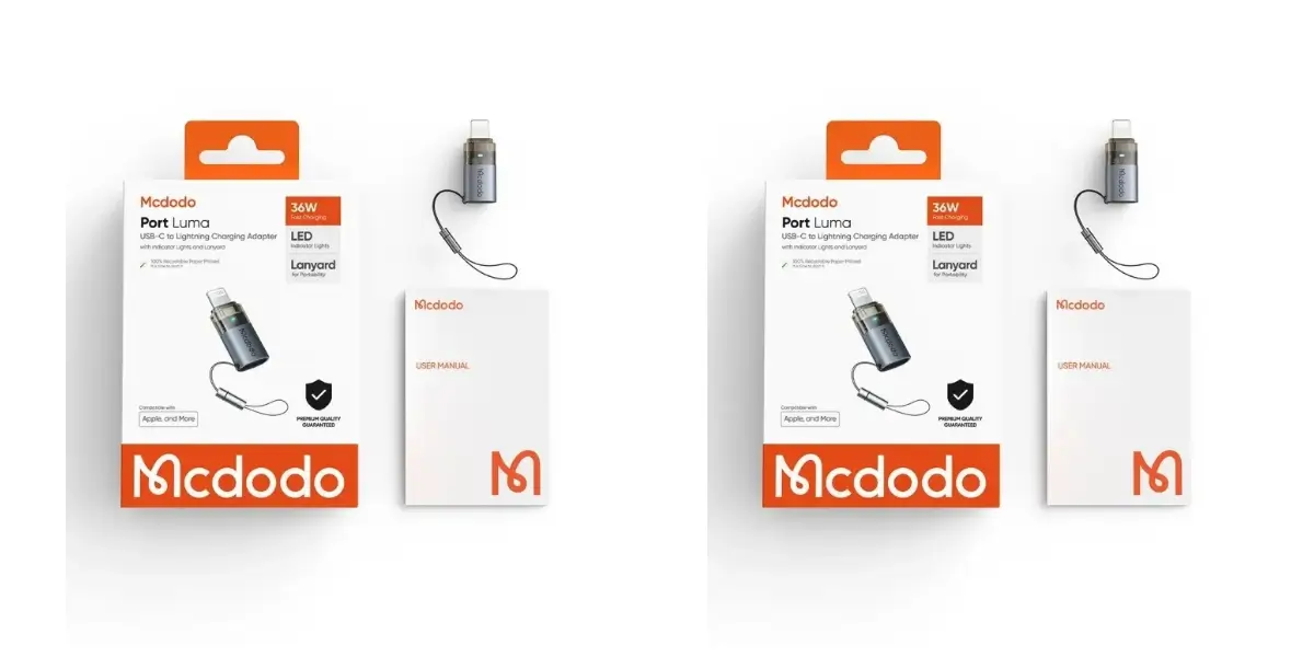 Mcdodo OT-763 36W PD Type-C To Lightning Fast Charging Adapter - image 2